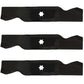 742-04125 QTY 3: Lawn Mower Blade
 Fits Cub Cadet 1180 1212 1800