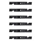 117-1156-03 Qty 6: Lawn Mower Blade
 Fits Toro ZX5000 ZX5020