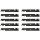 D18086 Qty 10: Toothed Mulching Blade Fits Great Dane