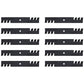 1-7043 Qty 10: Toothed Mulching Blade Fits Snapper CZT19481KWV HZT21480BV