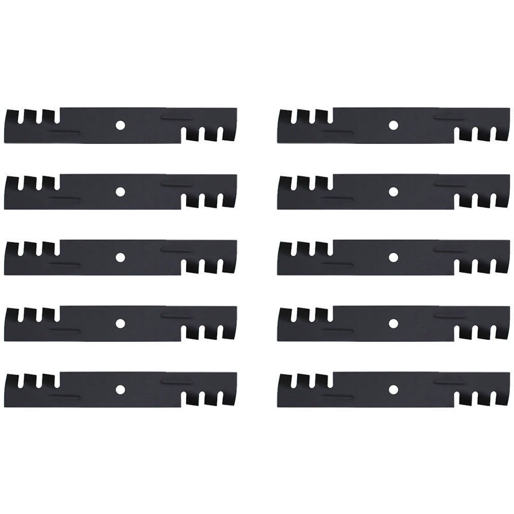 48110 Qty 10: Toothed Mulching Blade Fits Scag STC SW SWZ SWZU
