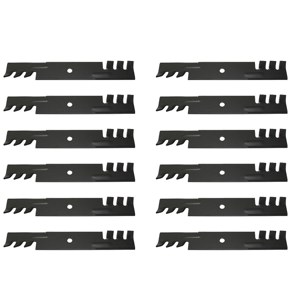 795757 Qty 12: Toothed Mulching Blade Fits Hustler SPORT X-One