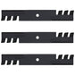 038-5350-00 Qty 3: Toothed Mulching Blade Fits Bad Boy