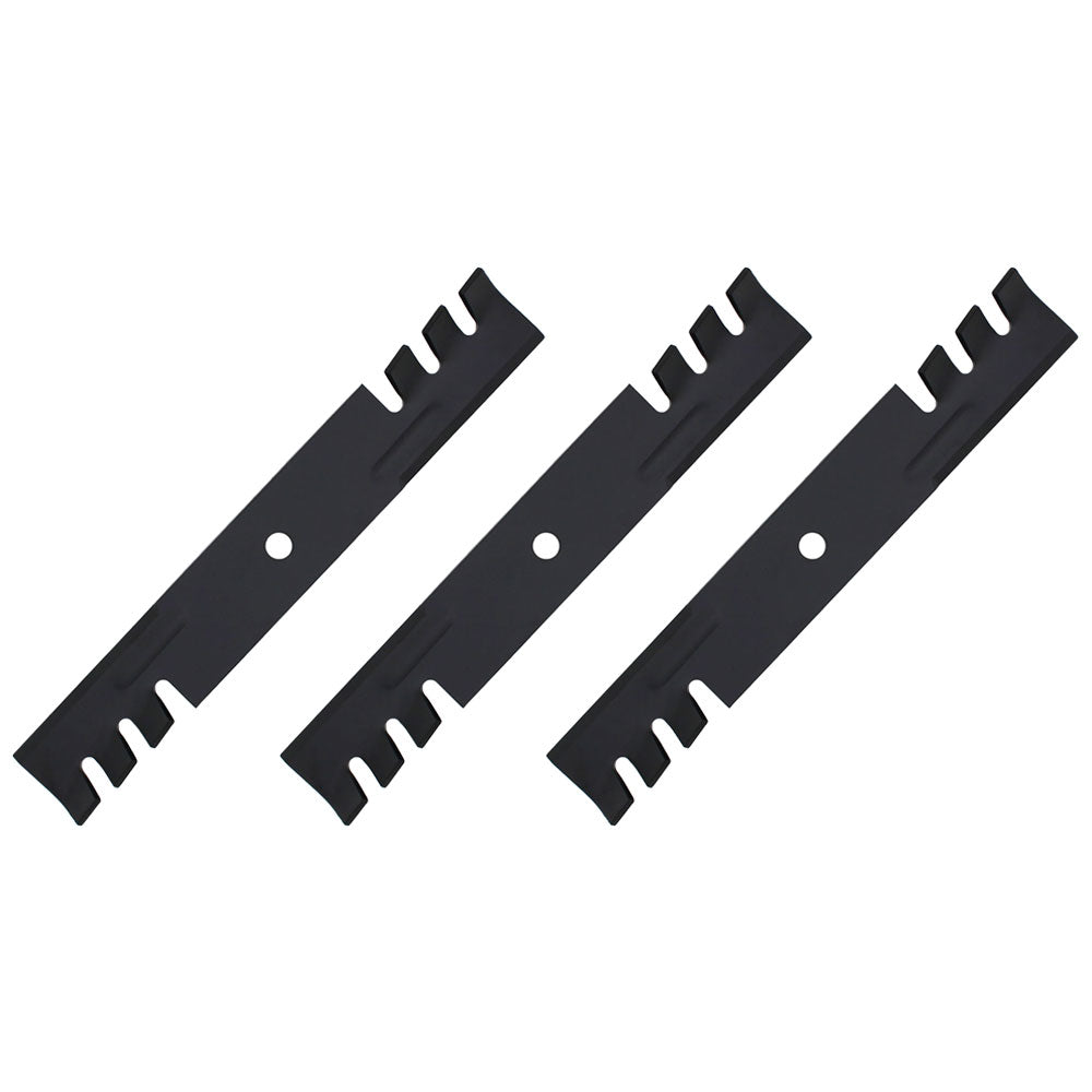 038-5350-00 Qty 3: Toothed Mulching Blade Fits Bad Boy