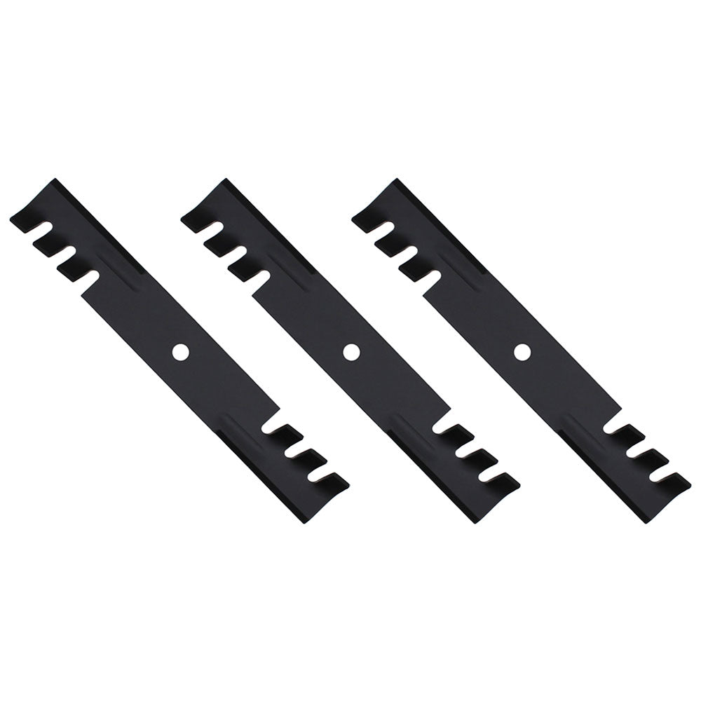 038-5350-00 Qty 3: Toothed Mulching Blade Fits Bad Boy