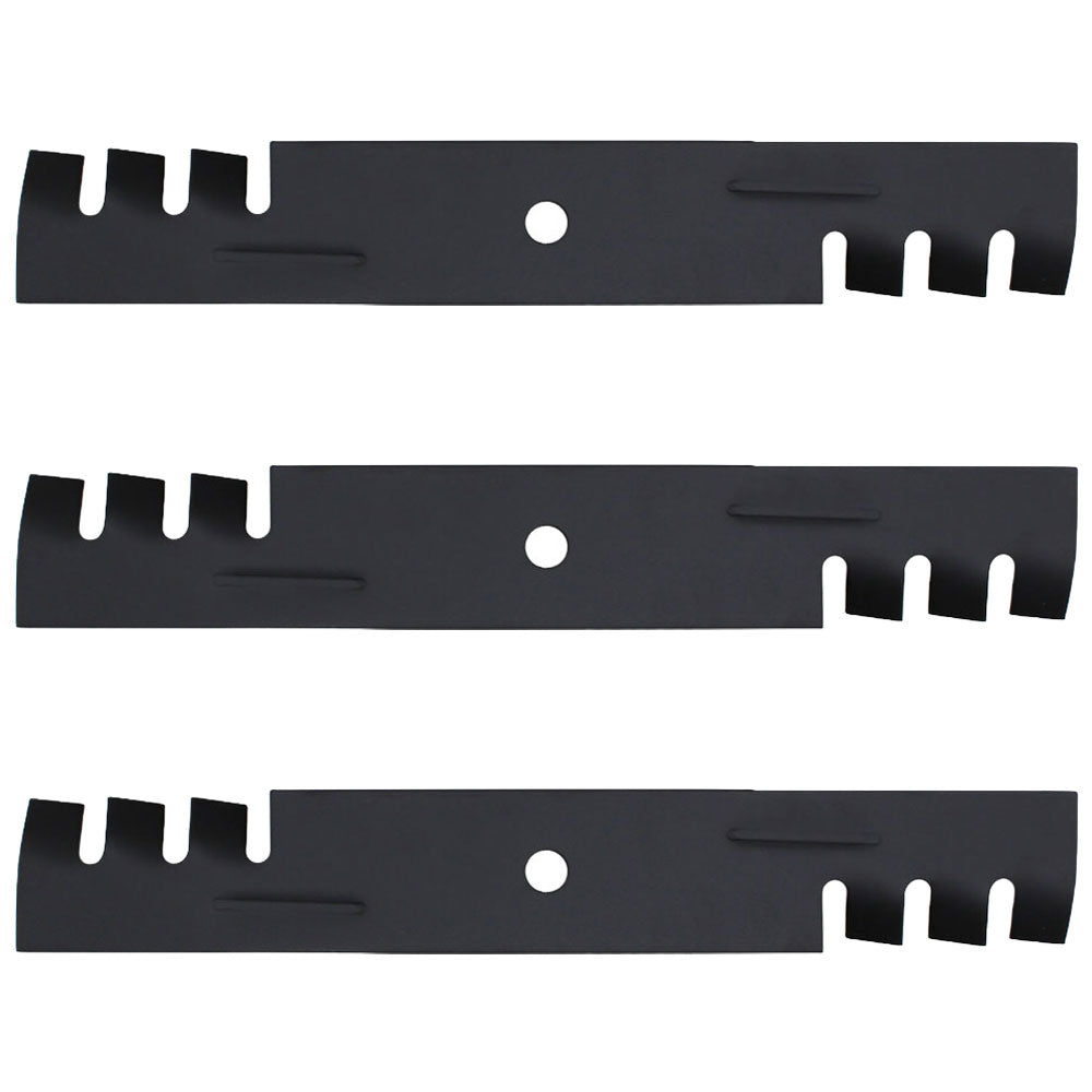 038-5350-00 Qty 3: Toothed Mulching Blade Fits Bad Boy