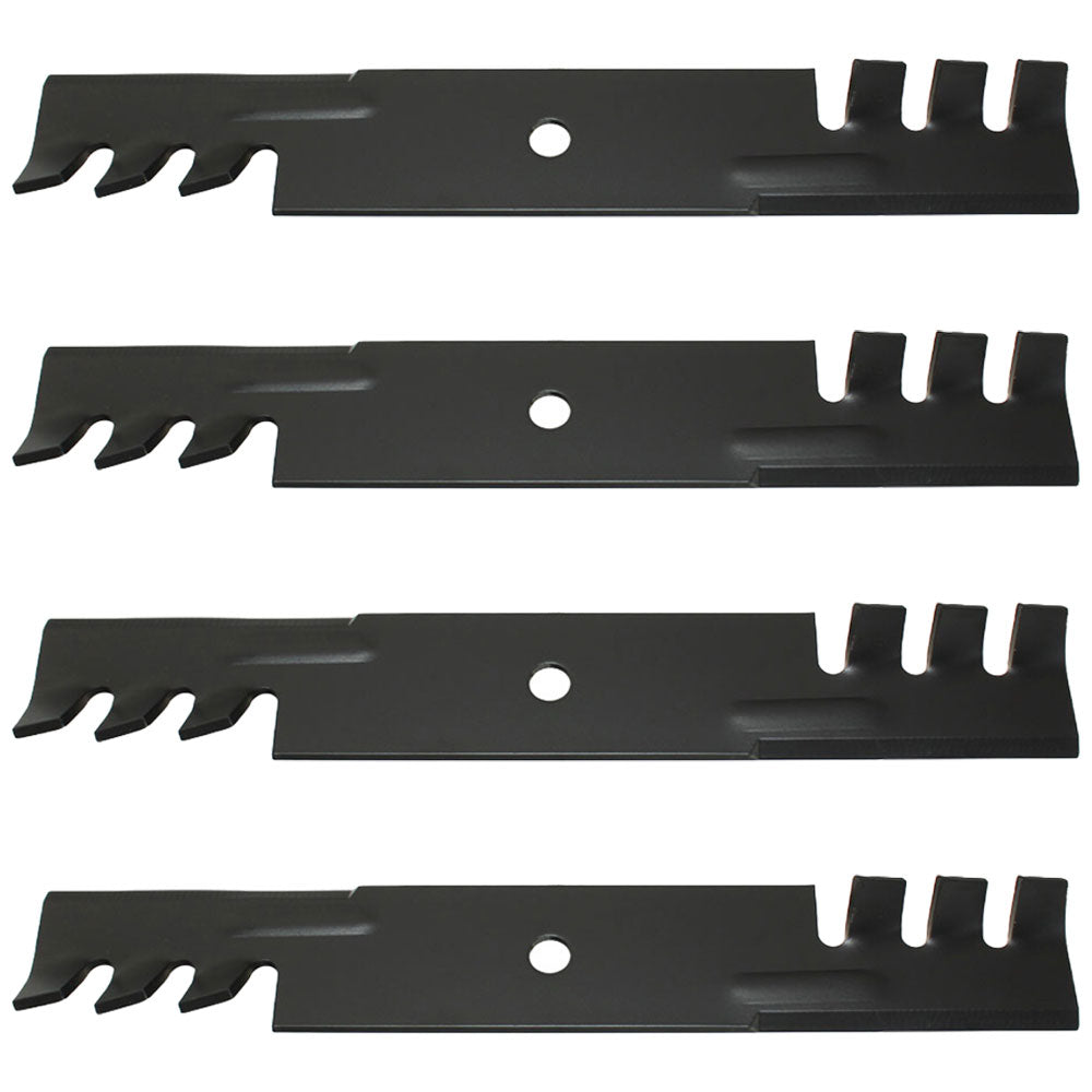 107-3192 Qty 4: Toothed Mulching Blade Fits Toro
