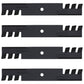 038-5350-00 Qty 4: Toothed Mulching Blade Fits Bad Boy