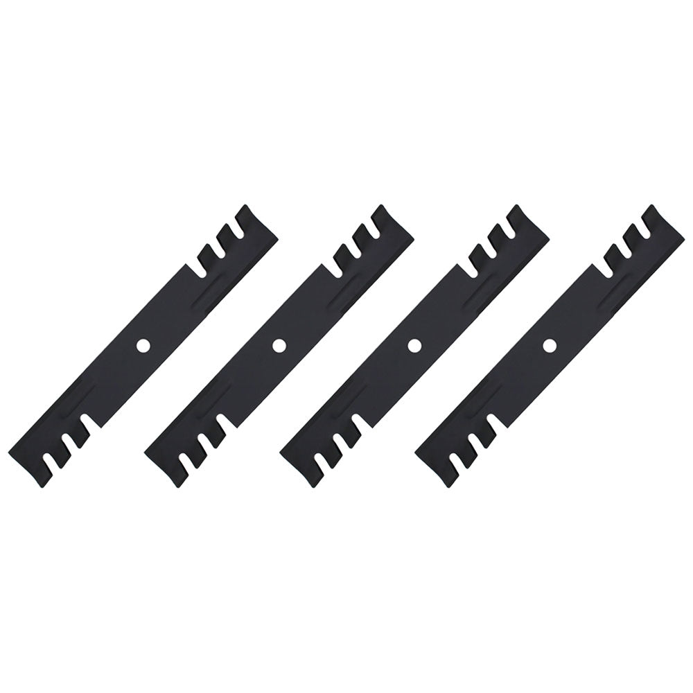 038-5350-00 Qty 4: Toothed Mulching Blade Fits Bad Boy