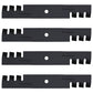 795757 Qty 4: Toothed Mulching Blade Fits Hustler SPORT X-One