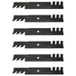 AM104489 Qty 6: Toothed Mulching Blade Fits John Deere PC2003