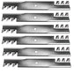 LAB50-0132_x6 Qty 6: Toothed Mulching Blade Fits Bunton