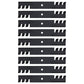 795757 Qty 9: Toothed Mulching Blade Fits Hustler SPORT X-One
