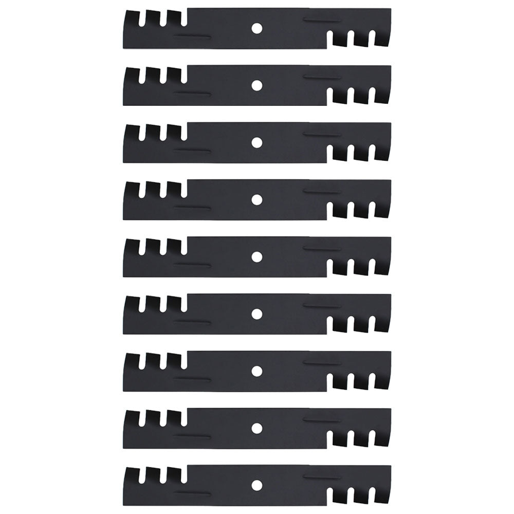LAB50-0132_x9 Qty 9: Toothed Mulching Blade Fits Bunton