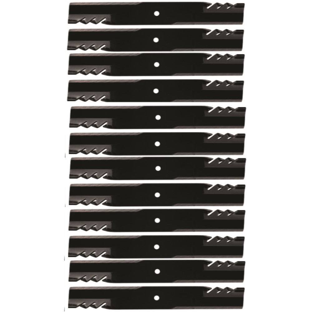 Qty. 12: Toothed Mower Blades Fits AYP Replaces 531307235