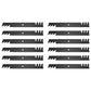 1-7081 Qty 12: Toothed Mower Blades Fits Snapper