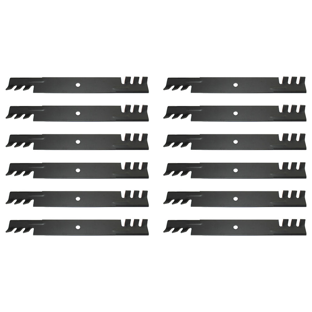 1-7081 Qty 12: Toothed Mower Blades Fits Snapper