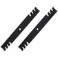 794859 Qty 2: Toothed Mower Blades Fits Hustler Requires 3 for 60" deck