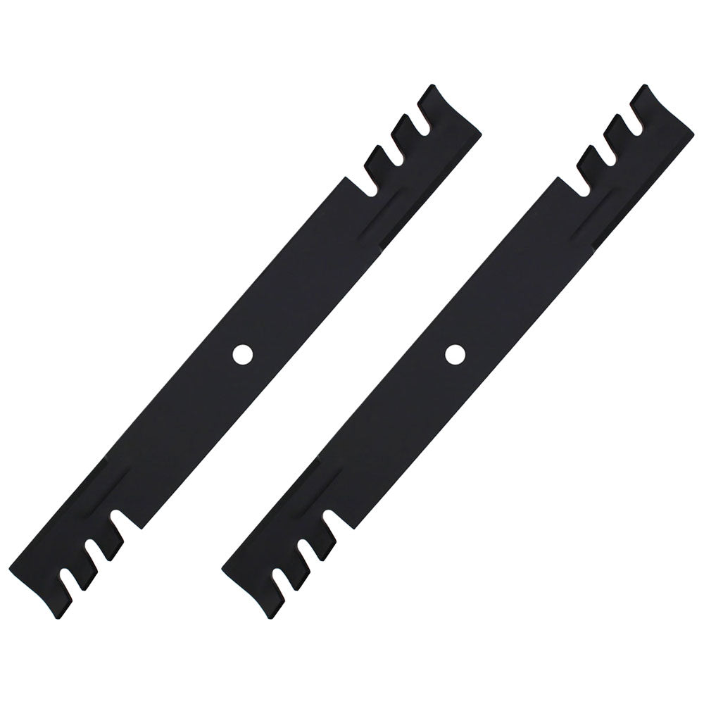 038-6080-00 Qty 2: Toothed Mower Blades Fits Bad Boy