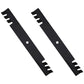 1-7081 Qty 2: Toothed Mower Blades Fits Snapper