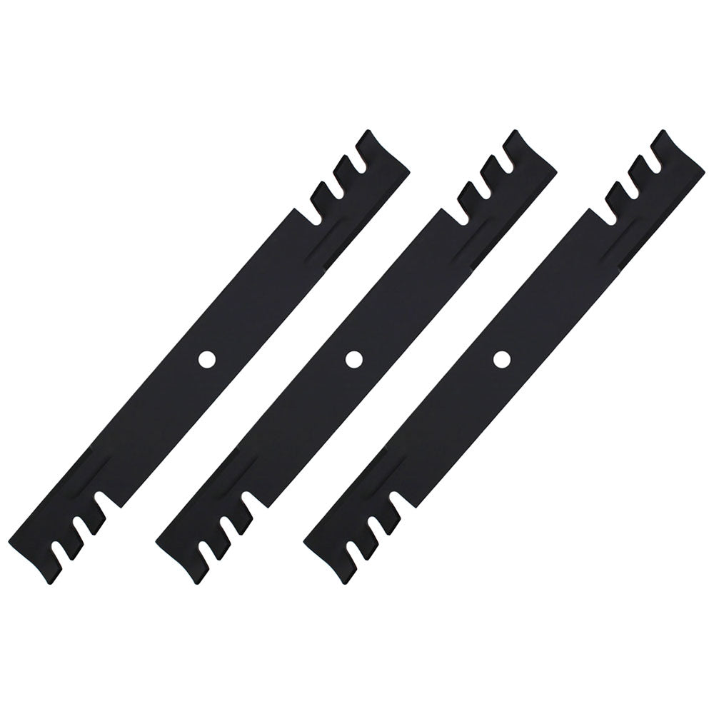 3pk Mulching Lawn Mower Blades Fits 61 Cut Scag 481708 481712 482879 48111"