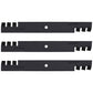 Three (3) Mulch Blades Fits Snapper Pro Mower Deck - 61'' 101733 1520842