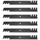 Qty. 6: Toothed Mower Blades  Fits AYP Replaces 531307235