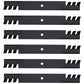 038-6080-00 Qty 6: Toothed Mower Blades Fits Bad Boy