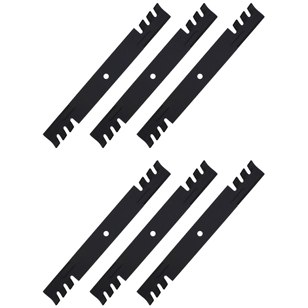 1-7081 Qty 6: Toothed Mower Blades Fits Snapper