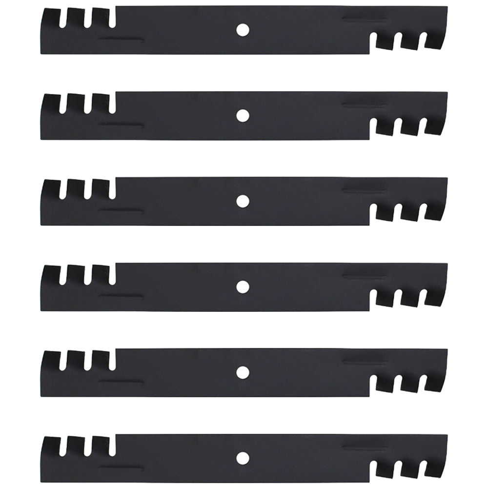 1-7081 Qty 6: Toothed Mower Blades Fits Snapper