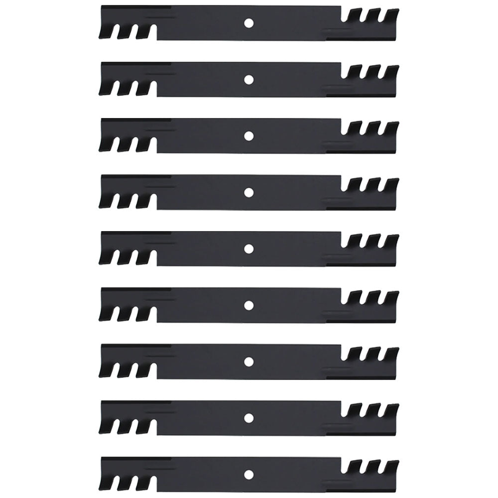 038-6080-00 Qty 9: Toothed Mower Blades Fits Bad Boy