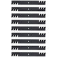 5022808 Qty 9: Toothed Mower Blades Fits Simplicity 1694765 2690367 2690371