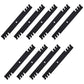 038-6080-00 Qty 9: Toothed Mower Blades Fits Bad Boy