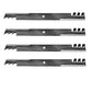 4PK Mulching Blades for Ariens 46" 21546611 Lawn Mower Deck
