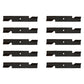 00450300 Qty 10: High Lift Mower Blade Fits Gravely