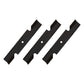 00450300 Qty 3: High Lift Mower Blade Fits Gravely