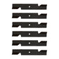1521227 Qty 6: High Lift Mower Blade Fits Ferris