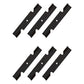 (6x) New High Lift Mower Blade Fits Wright 2 For 36" 3 For 52" Fits Encore