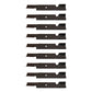 9 Pk High Lift Mower Blades Fits Ferris 36" 52" 1521227 151227S 5021227 (3442-B)