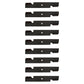 9 Pk High Lift Mower Blades Fits Ferris 36" 52" 1521227 151227S 5021227 (3442-B)