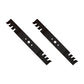 2 PK Toothed Mulching Mower Blades 742-04126 Fits Huskee Fits Murry Fits Yardman