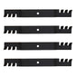 106-2247-03 Qty 4: Toothed Mulching Blade
 Fits Toro 74360 74363 74365 74366