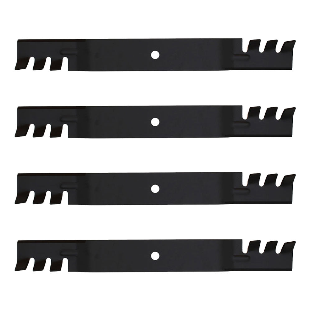 106-2247-03 Qty 4: Toothed Mulching Blade
 Fits Exmark