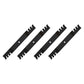 106-2247-03 Qty 4: Toothed Mulching Blade
 Fits Toro 74360 74363 74365 74366
