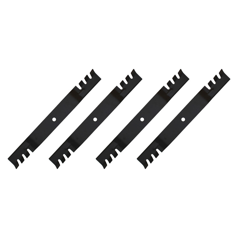 106-2247-03 Qty 4: Toothed Mulching Blade
 Fits Exmark