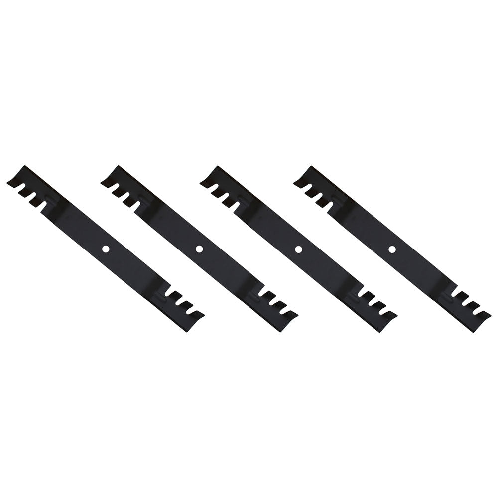 106-2247-03 Qty 4: Toothed Mulching Blade
 Fits Exmark