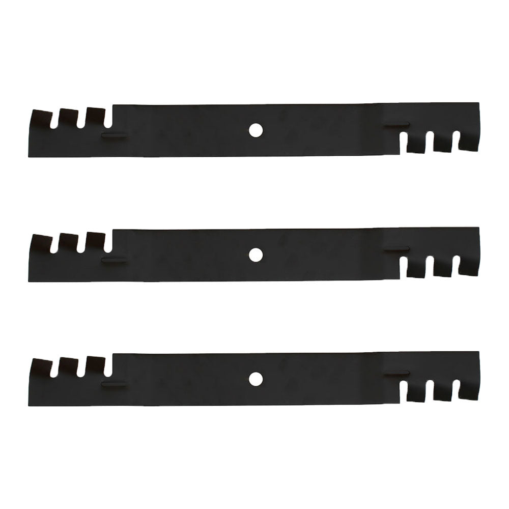 106-2247-03 Qty 4: Toothed Mulching Blade
 Fits Exmark