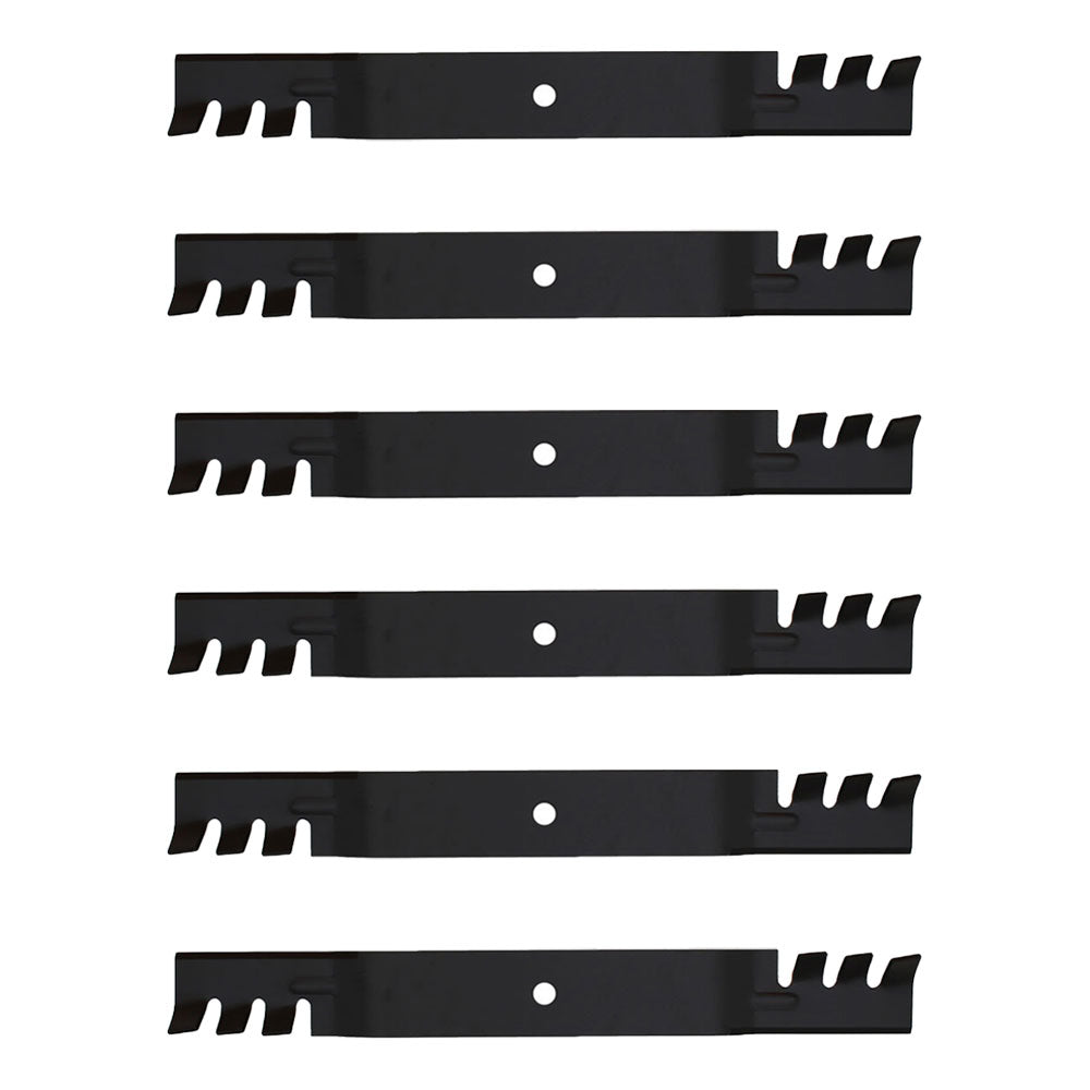 106-2247-03 Qty 6: Toothed Mulching Blade Fits Exmark
