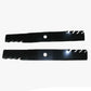 Qty 2: Toothed Mulching Blade Fits John Deere Replaces AM100945
