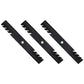 Qty 3: Toothed Mulching Blade
 Fits John Deere Replaces AM100945